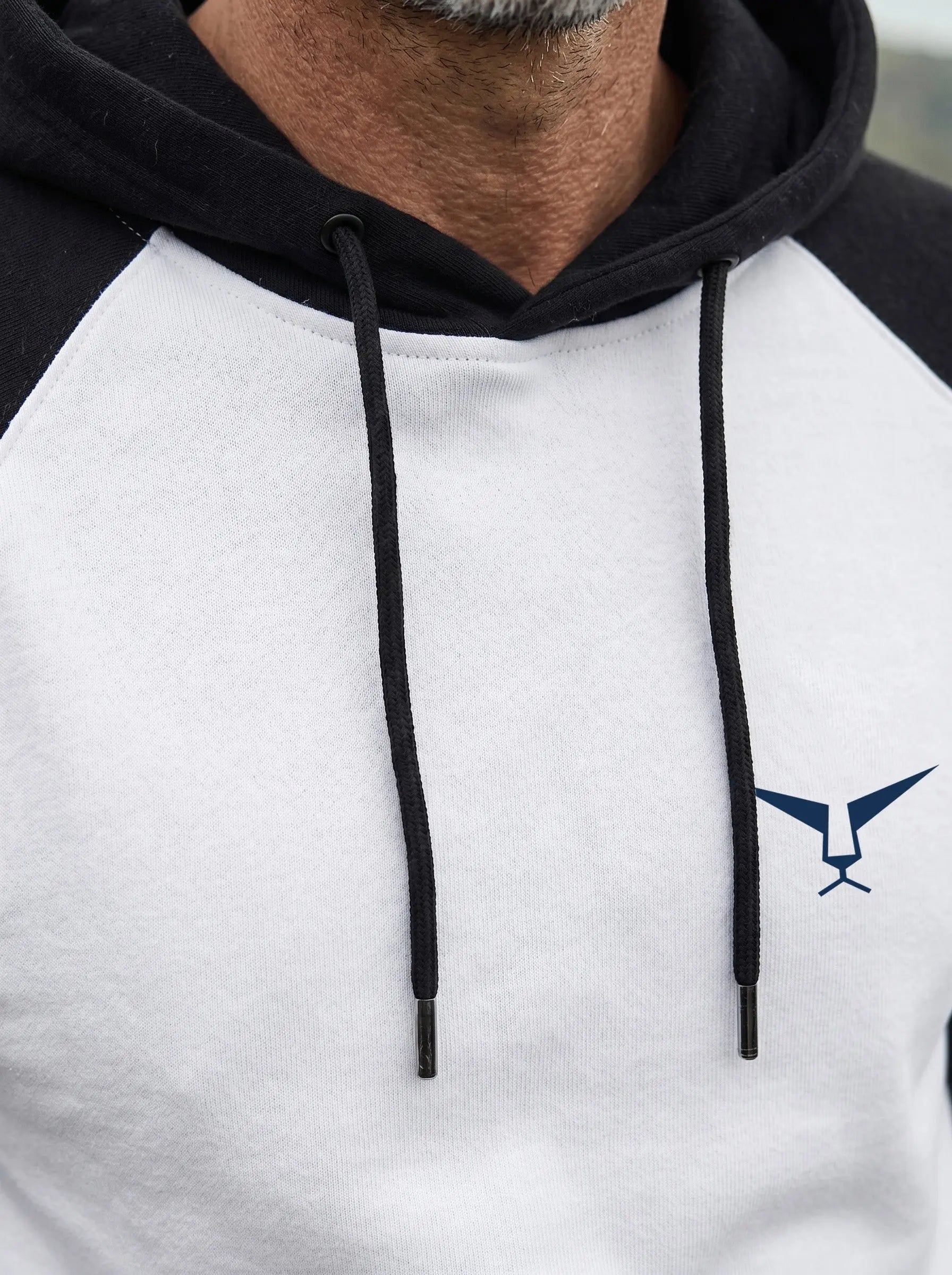 Raglan Sleeve Pullover Hoodie LEON