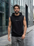 Leon Printed Sleeveless Pullover Hoodie LEON