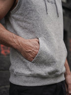 Leon Printed Sleeveless Pullover Hoodie LEON