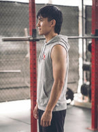 Lion Power Printed Sleeveless Pullover Hoodie LEON