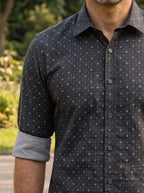 Star Printed Full Sleeve Shirt LEON