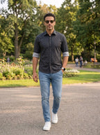 Star Printed Full Sleeve Shirt LEON