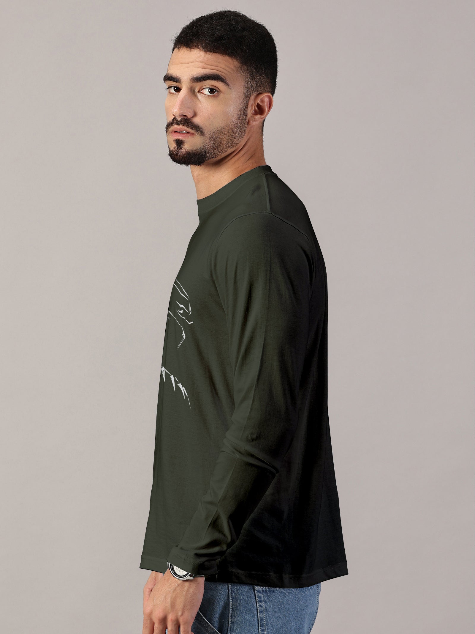 Wakanda Printed Full Sleeve T-Shirt