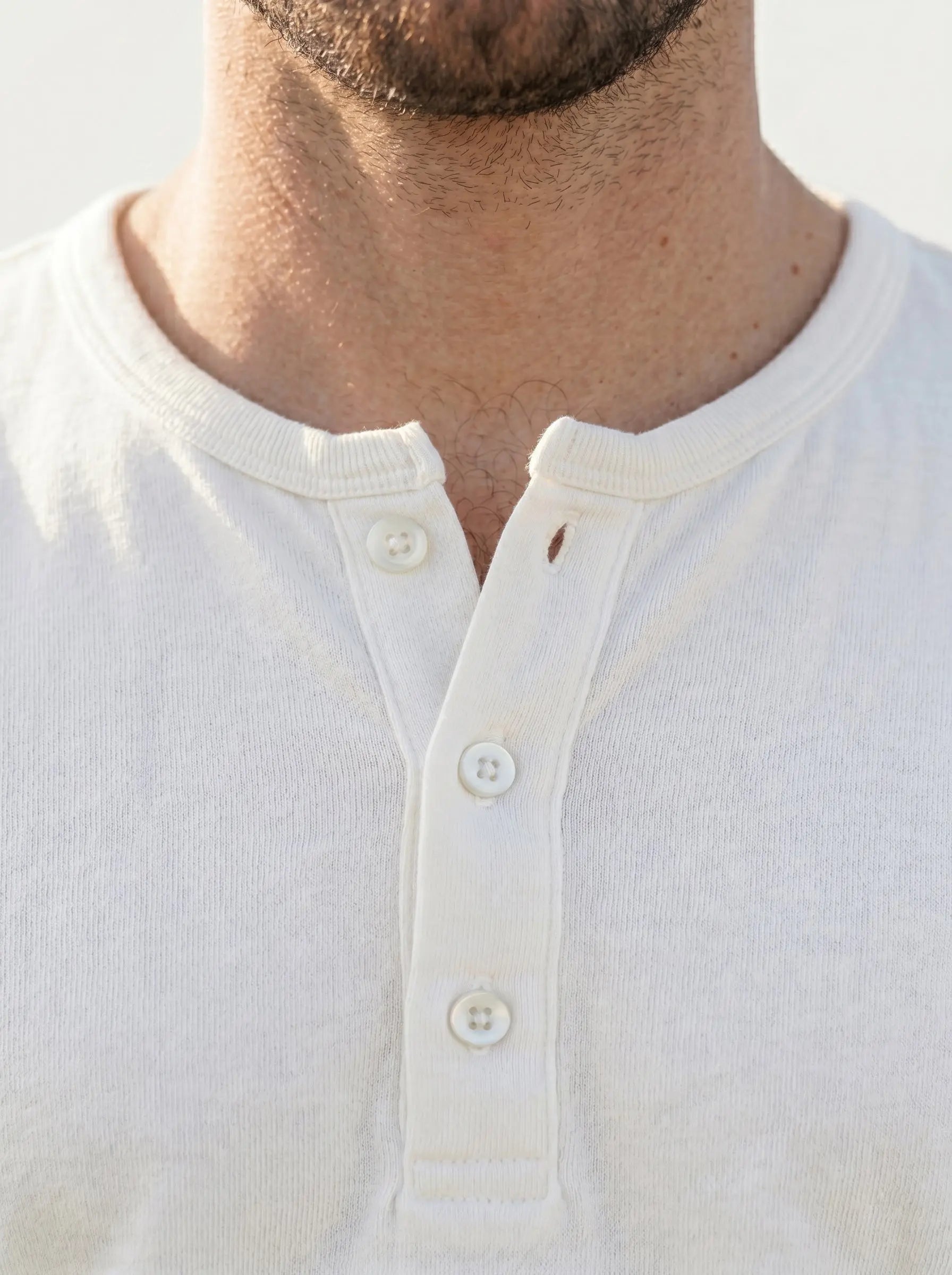 Henley Neck  Half Sleeve T-Shirt LEON