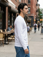 LEON Men’s Full Sleeve Printed T-Shirt | 100% Cotton 180 GSM Single Jersey LEON