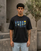 LEON Men’s Starry Night Printed T-Shirt LEON