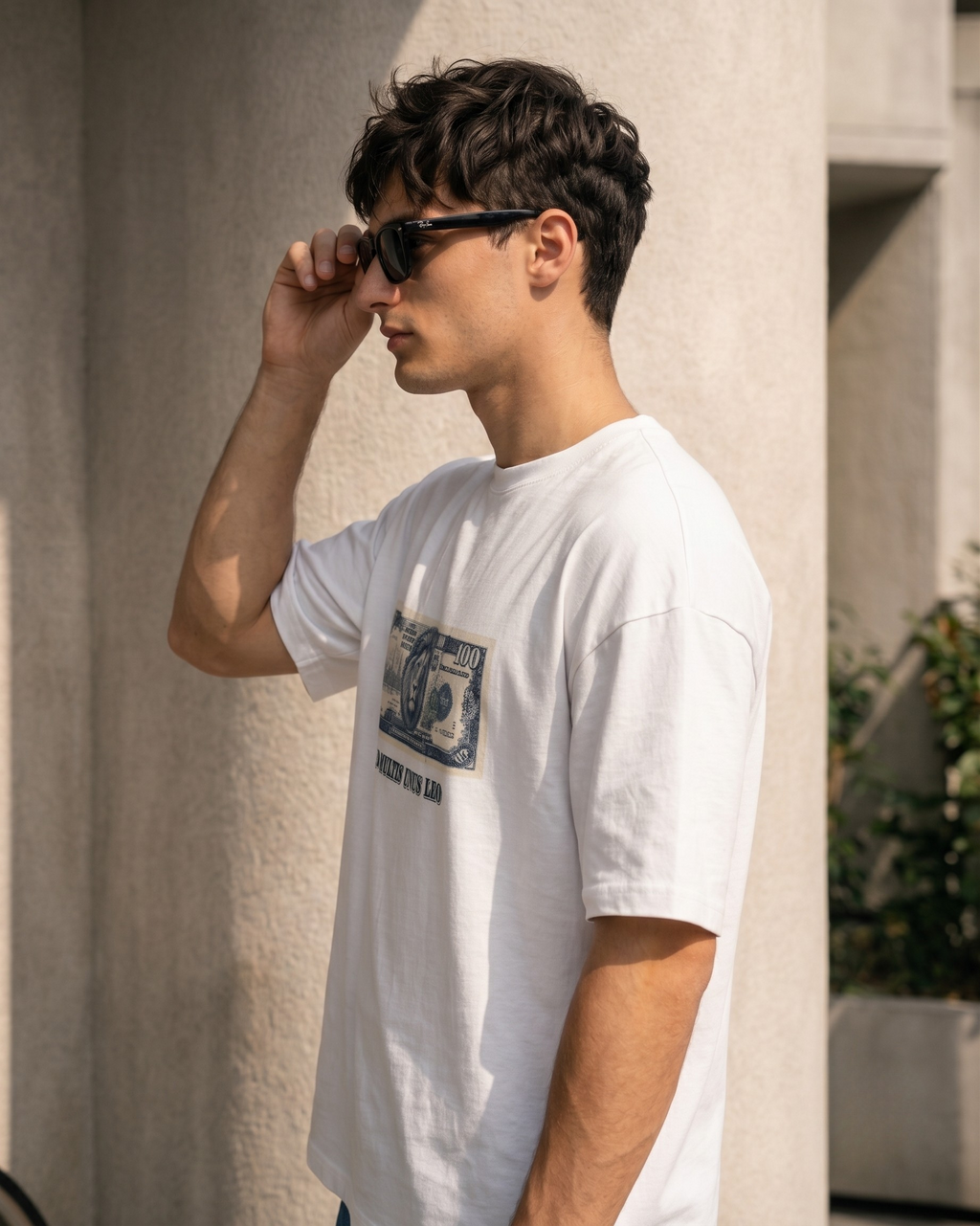 LEON Men’s Currency Printed T-Shirt