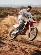 LEON Mountain Rider Print T-Shirt