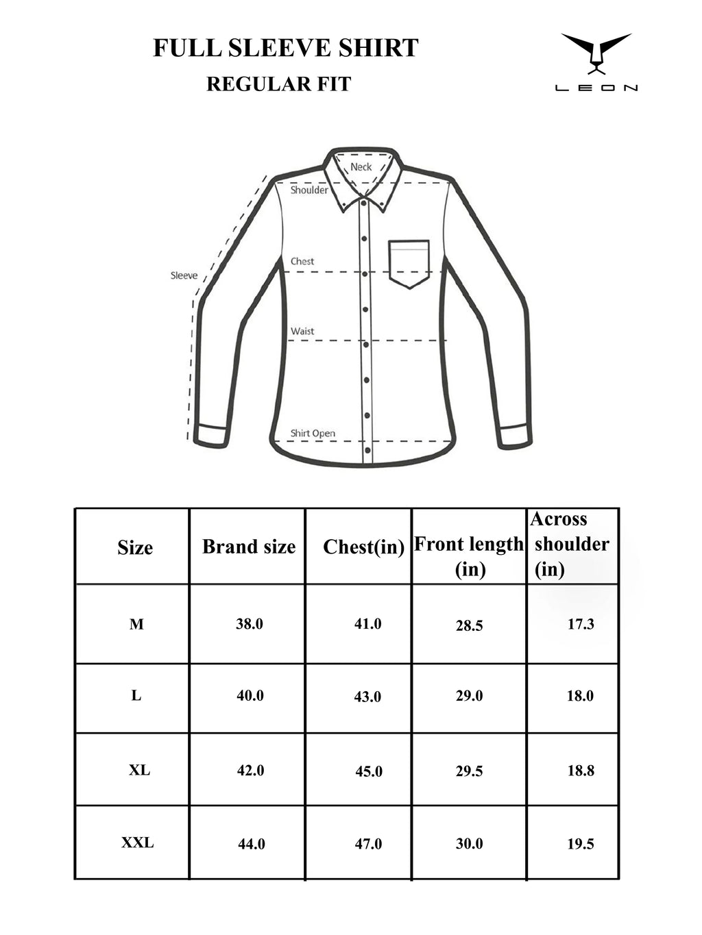 Checkered Poly Cotton Full Sleeve Shirt LEON