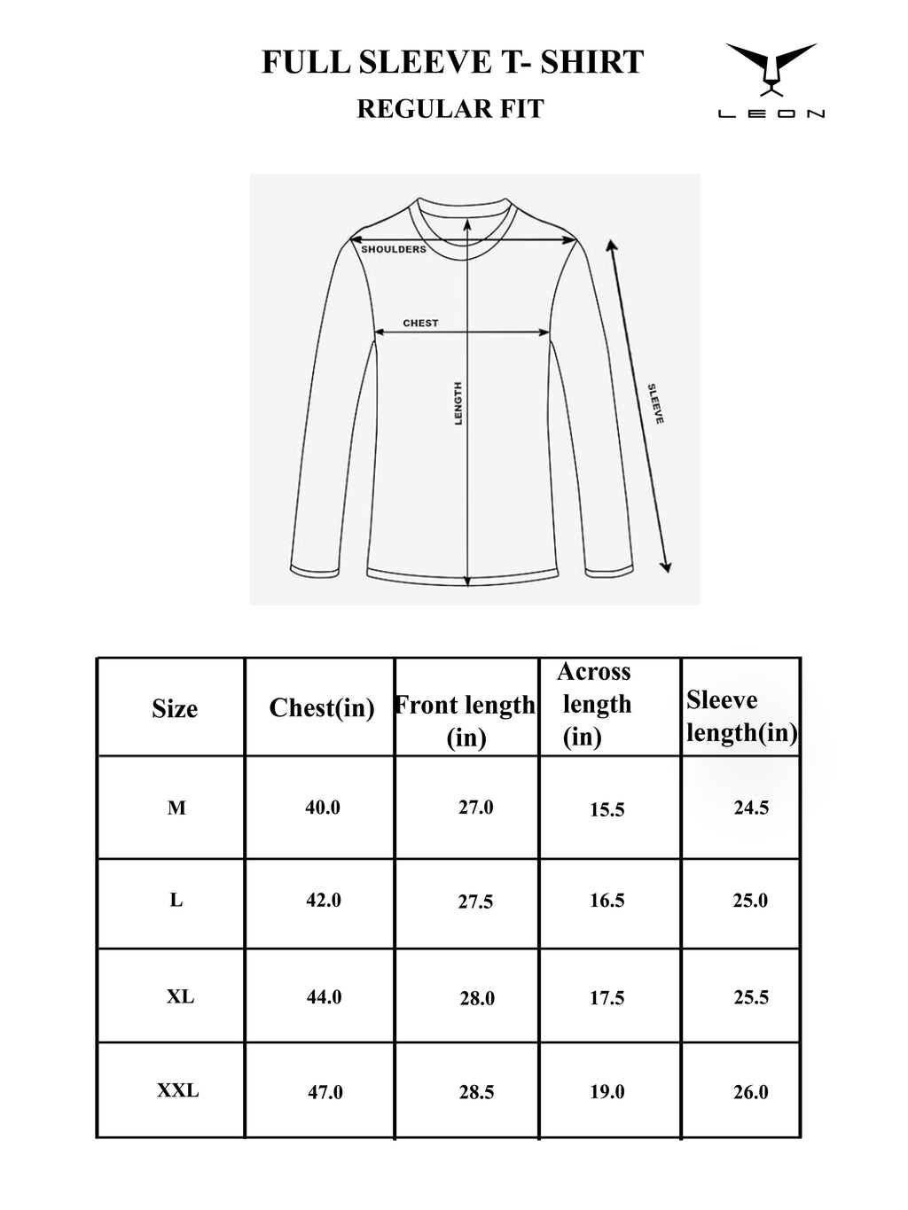 Lion Power Printed Full Sleeve T-Shirt