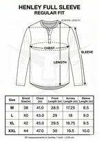 Henley Neck Full Sleeve T-Shirt LEON
