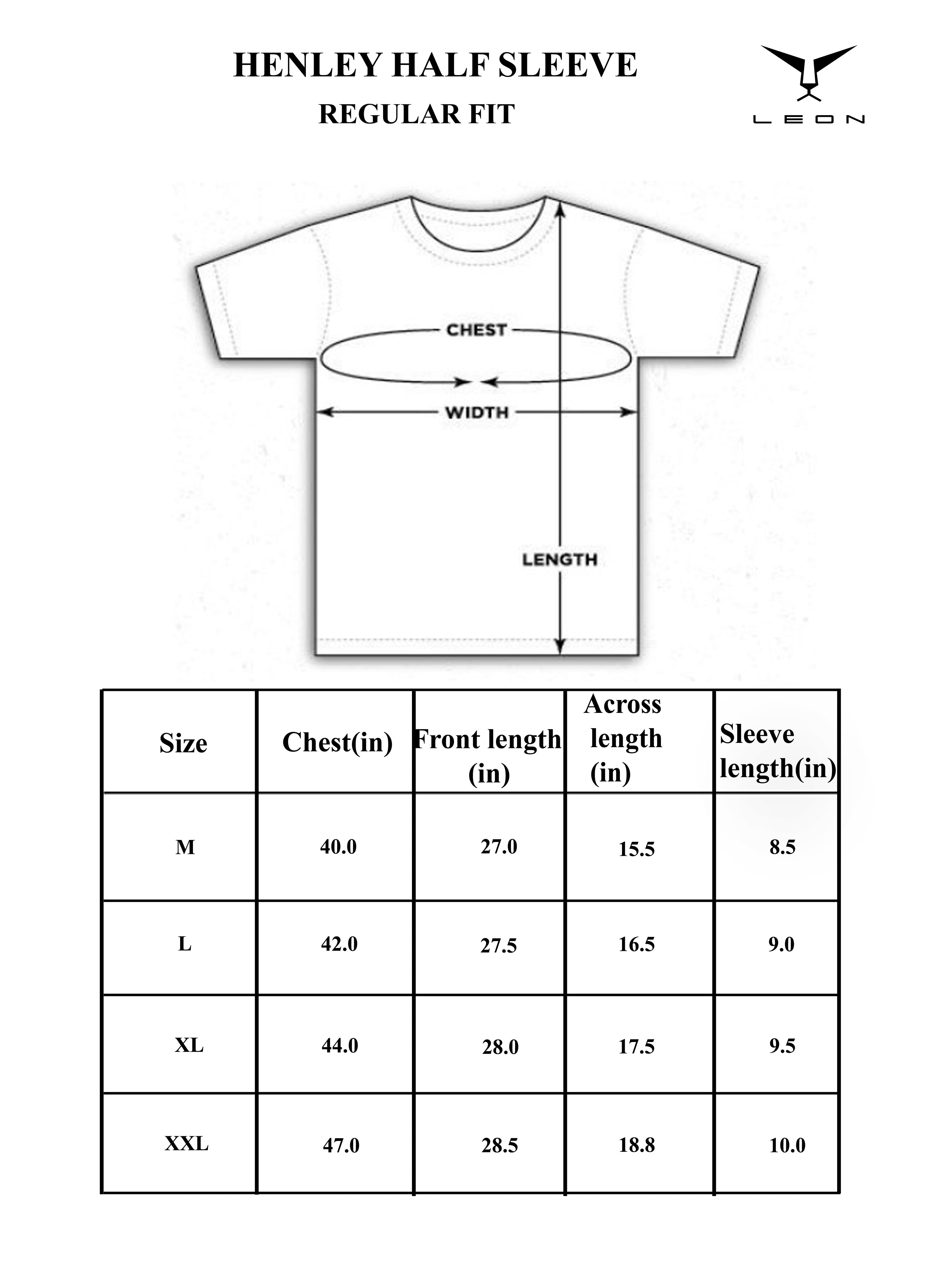 Henley Neck  Half Sleeve T-Shirt