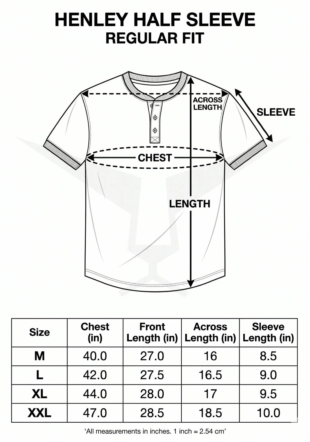 Henley Neck  Half Sleeve T-Shirt LEON