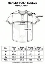 Henley Neck  Half Sleeve T-Shirt LEON