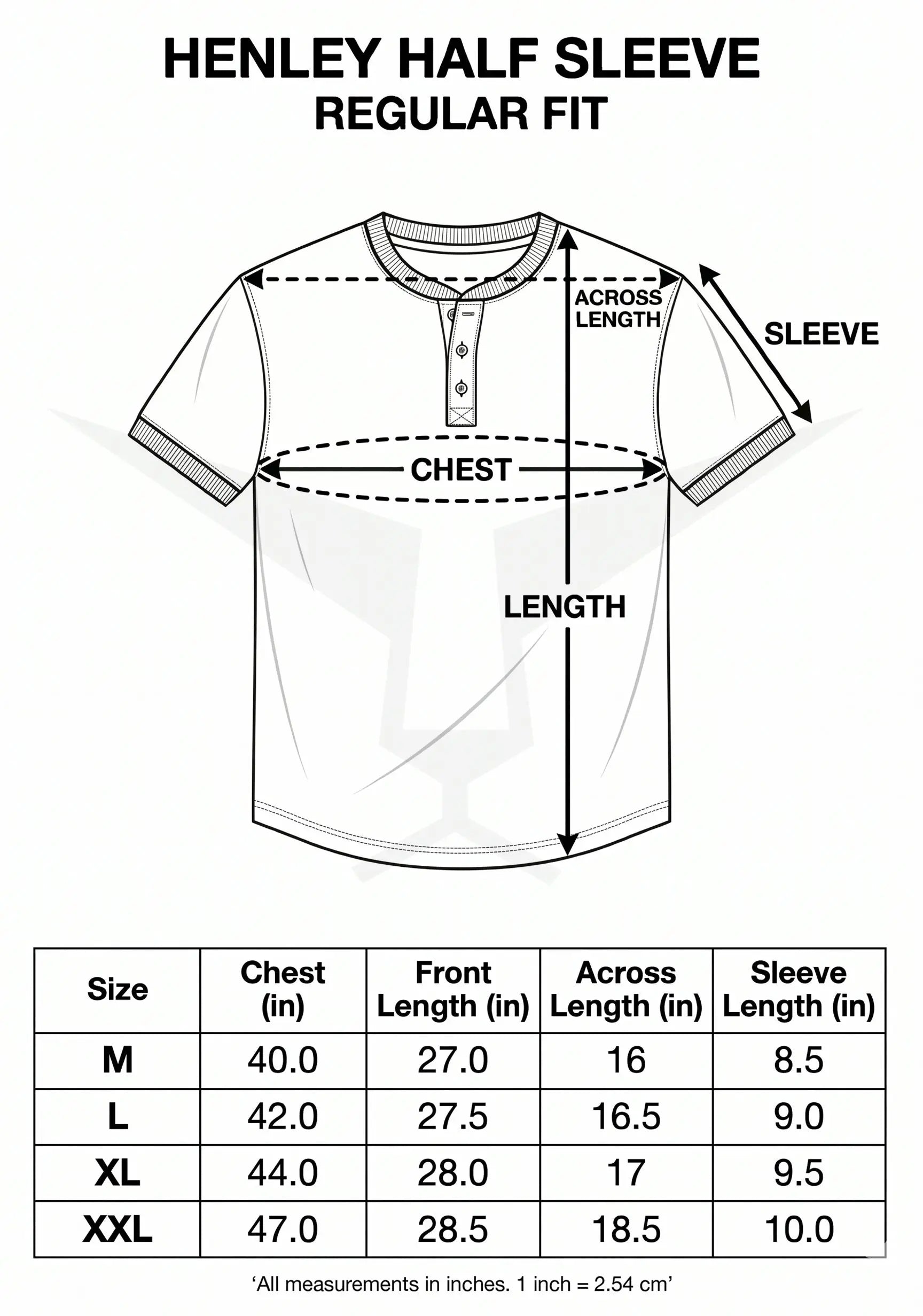 Henley Neck  Half Sleeve T-Shirt LEON