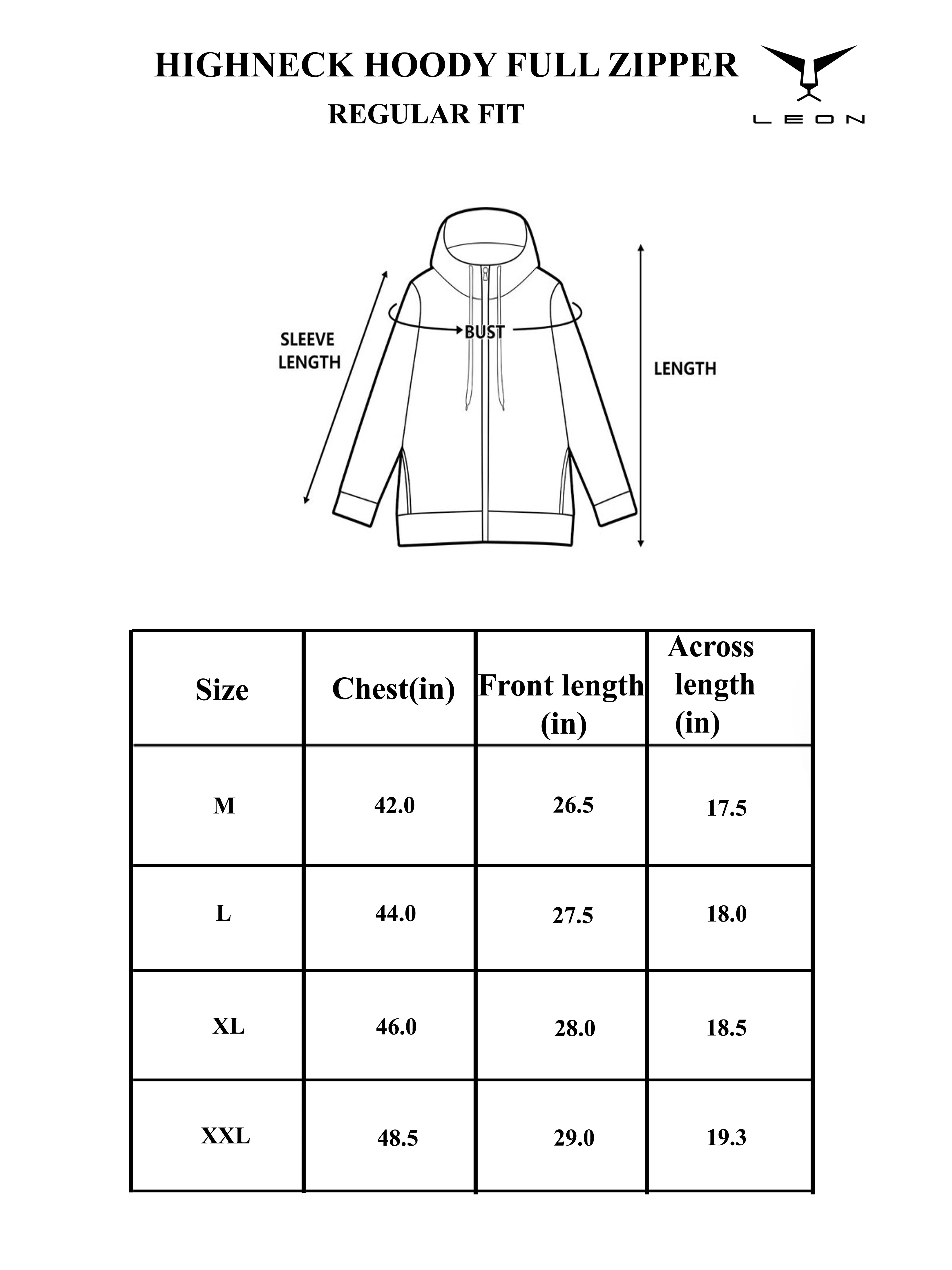 High Neck Full Zipper Sweatshirt