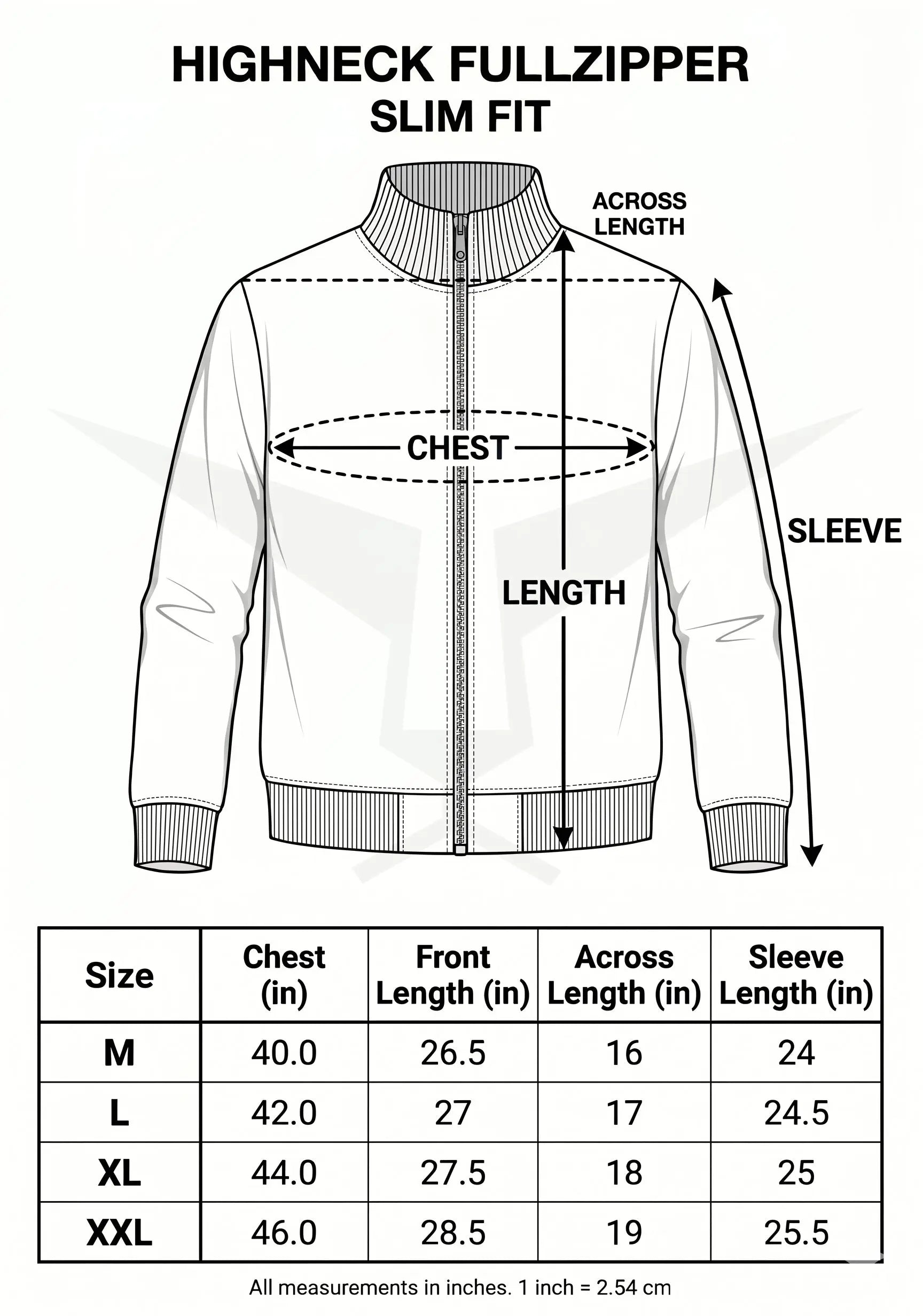 High Neck Full Zipper Sweatshirt LEON