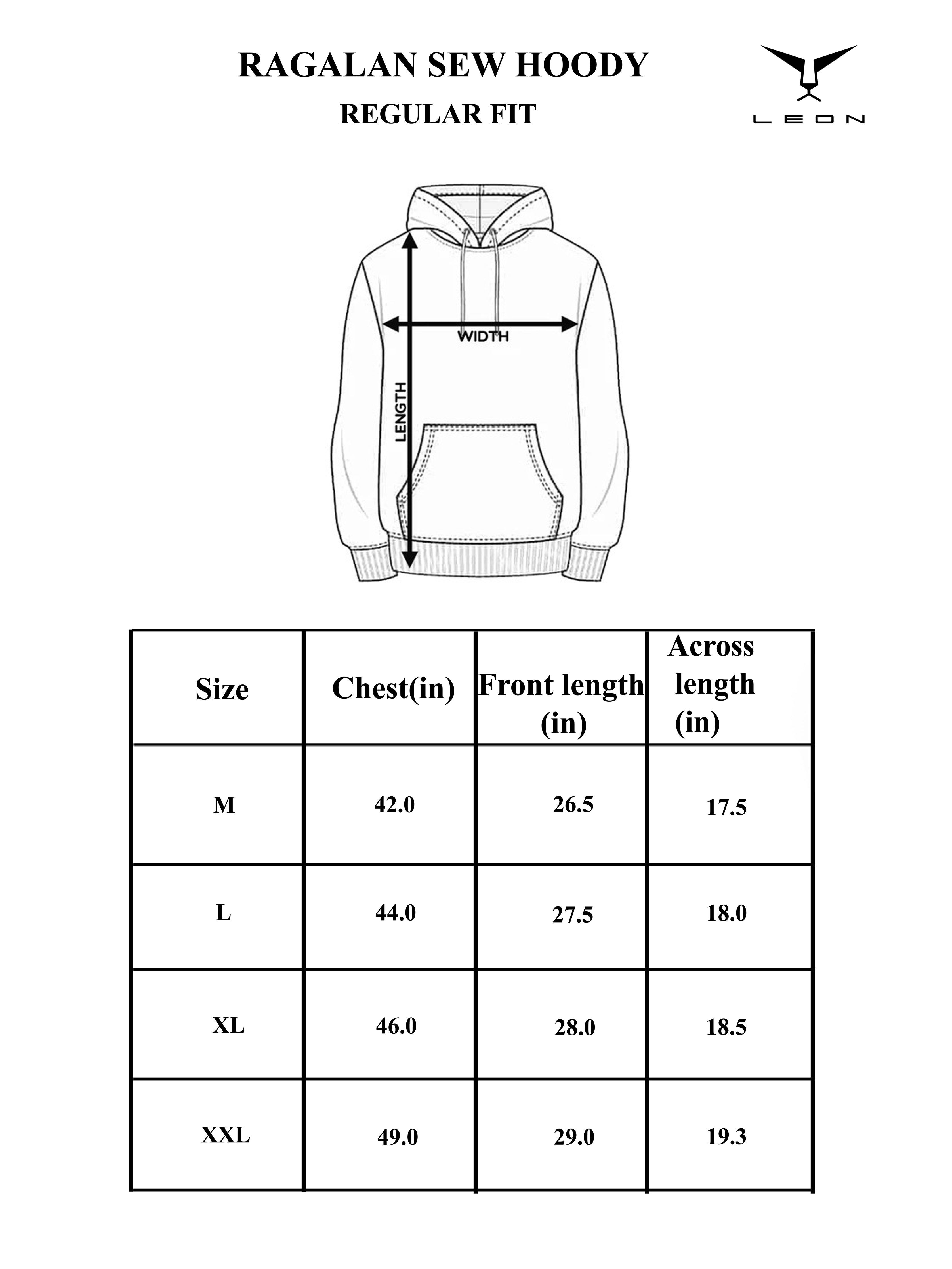 Raglan Sleeve Pullover Hoodie