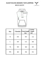 Solid Sleeveless Pullover Hoodie