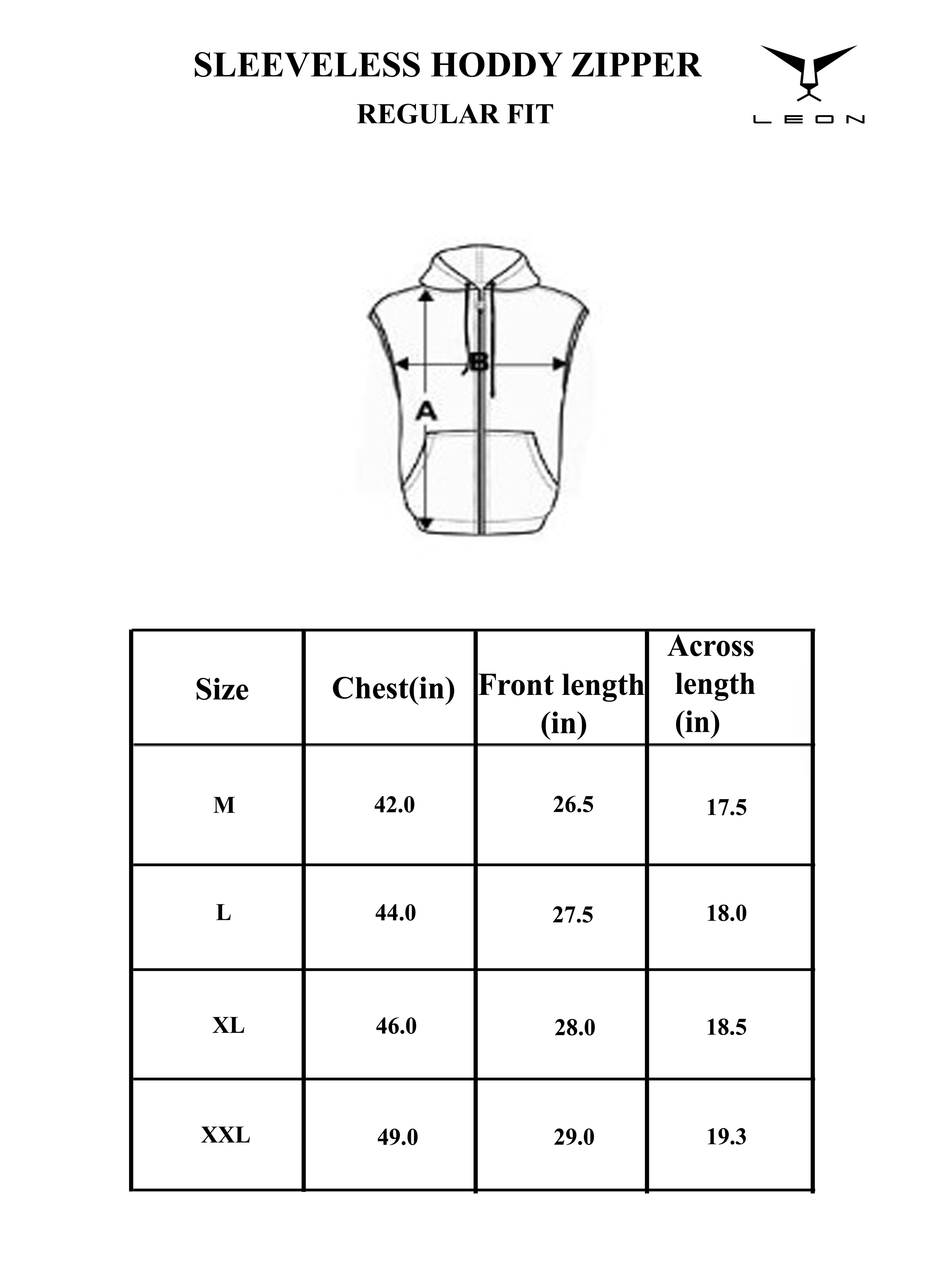 Solid Sleeveless Zipper Hoodie