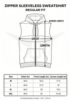 Solid Sleeveless Zipper Hoodie Leon Clothing